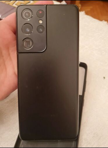 samsung s21 satılır: Samsung Galaxy S21 Ultra | 256 GB | rəng - Qara | Sensor, Barmaq izi, İki sim kartlı