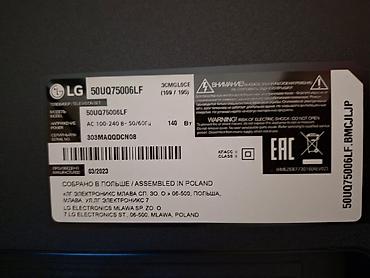 citi net: LG 50UQ75006LF Smart TV – 50 düym Xüsusiyyətlər: - Ekran: 50" LED — 4