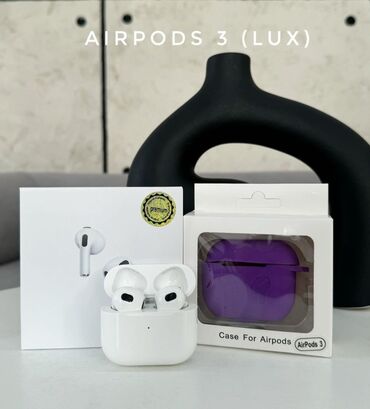 Наушники: Airpods 3 🔥(premium) хорошое качество звука итд самые лучшие копии у