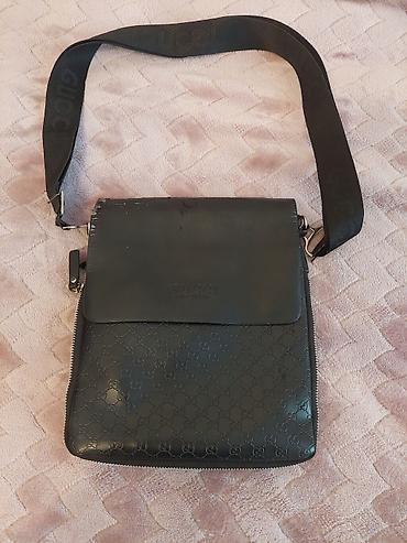 tote bag: GUCCI çiyin çantası – kişi/uniseks model - Rəng: qara - Material — 1