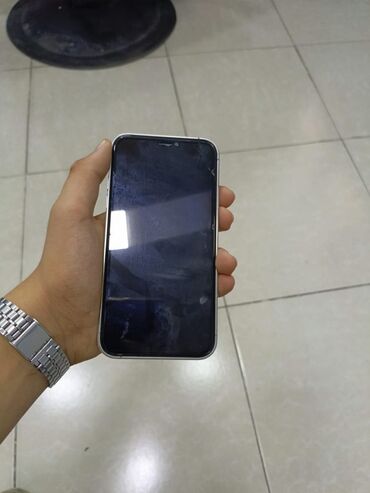 IPhone Xr, 64 ГБ, Серебристый, Битый