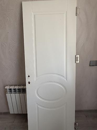 standart qapi olculeri: Ağ rəngli interyer qapısı - Material: MDF/taxta kompozit (boyalı) — 2