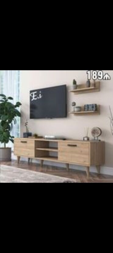 TV altlığı: Yeni, Düz TV altlığı, Polkalı, Laminat — 15