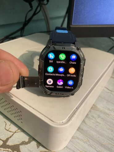 Smart saatlar: Smart saat, Smart, Suya davamlı, rəng - Mavi — 21