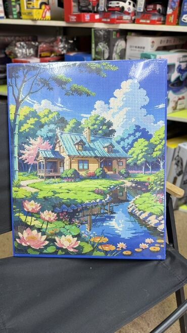 Другие предметы коллекционирования: Картины по номерам/алмазная мозаика на холсте (на подрамнике), наборы — 6
