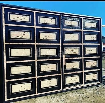 Həyət darvazaları: Metal darvaza və qapı istehsalı - Material: qalın profil və polad — 1