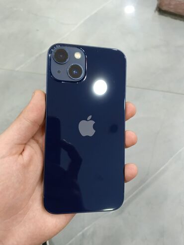 Apple iPhone: IPhone 13, 128 GB, Midnight, Simsiz şarj, Face ID, Sənədlərlə