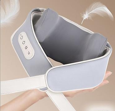 шейный массажёр: Электрический массажер для шеи, спины и тела Kneading Neck massager А — 7