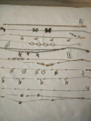 Ogrlice: Srebrne narukvice, ogrlice, lančići, nanogice– razni modeli - — 5