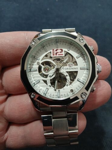 Ručni satovi: Muški ručni sat sa automatskim mehanizmom i providnim poklopcem — 4