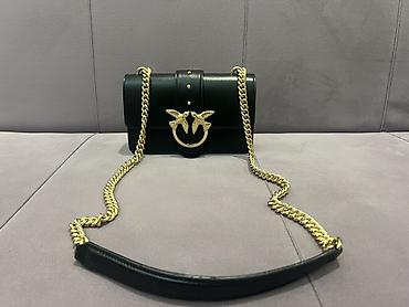 tote bag: Çiyin çantası, Pinko, İşlənmiş — 1