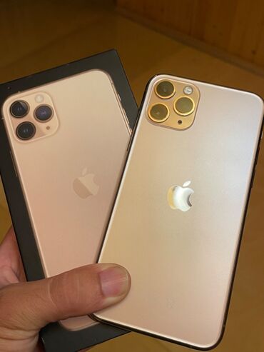 Apple iPhone: IPhone 11 Pro, 256 GB, Qızılı, Simsiz şarj, Face ID