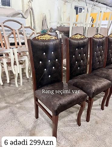demir stol: Qonaq otağı üçün, Yeni, rəng - Bordo Stul — 1