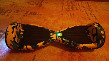 гироскутеры 10 дюймов: Zigzag hoverboard – rəngli kamuflyaj dizaynlı, iri təkərli balans