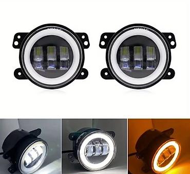 dacia loqan: LED duman/far işıqları dəsti – Angel Eye halqalı unvelsal cutu 20 — 1