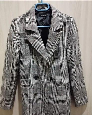 drap palto: Palto, Trendyolmilla, S, rəng - Boz — 1