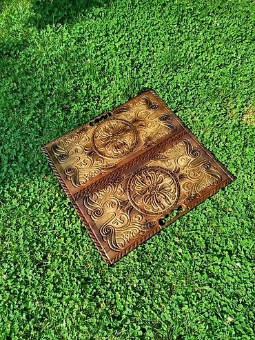 Nərdlər: Taxta Nərd-Taxta (Backgammon) dəsti - Material: keyfiyyətli ağac — 4