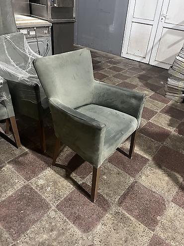 2 el mebel: Qonaq otağı üçün, İşlənmiş, Qatlanmayan, Stul — 8