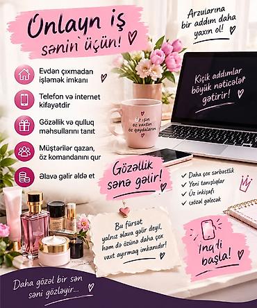 Gözəllik Salonları: Promouter, Qadın, Təcrübəsiz — 3