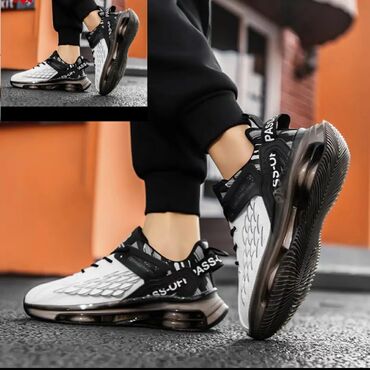 аренда с последующим выкупом: Мужская спортивная обувь, летние черные повседневные кроссовки из