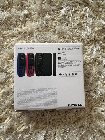 Nokia: Nokia 105 4G, rəng - Qara