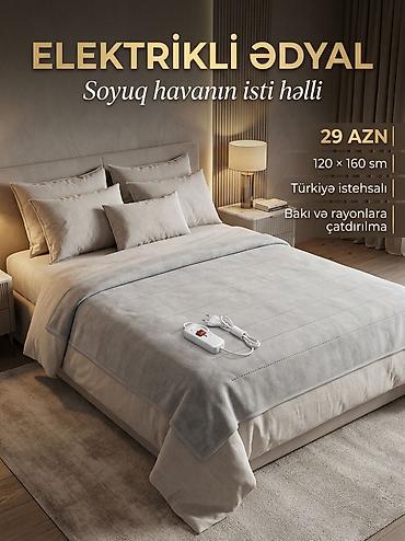 turk pecleri: Elektrikli Ədyal – soyuq havanın isti həlli - Ölçü: 120 × 160 sm - — 1