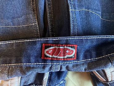 tech flecee: Jnco baggy pants - Материал: плотный деним синего цвета. - Крой — 8