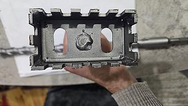 demir kesen mişar: 28 mm diametrli 500 mm uzunluqda sverlo təzə alınıb sadəcə perferator — 4