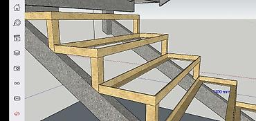 Ремонт, реставрация мебели: Лестница на заказ каркас — 13