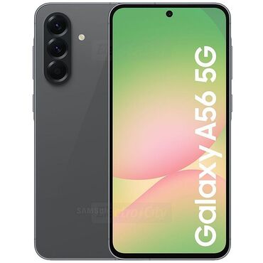телефон опа: Samsung Galaxy A56, Новый, 256 ГБ, цвет - Зеленый, 2 SIM