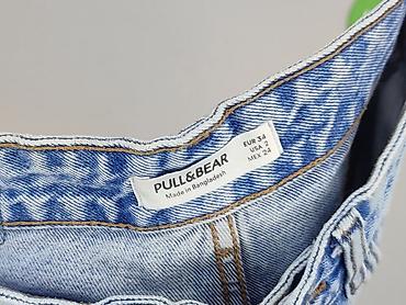 material na teksasy: PULL&BEAR, Szorty damskie, rozmiar XS — 4