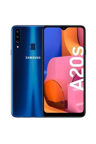 Samsung Galaxy A20s, 32 GB, rəng - Göy, İki sim kartlı