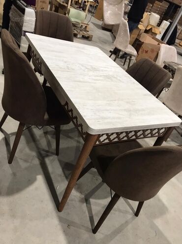 Masa və oturacaq dəstləri: Mətbəx üçün, Yeni, Açılan, Dördbucaq masa, 4 stul -da lalafo.az — 25 Masa və oturacaq dəstləri: Mətbəx üçün, Yeni, Açılan, Dördbucaq masa, 4 stul — 25