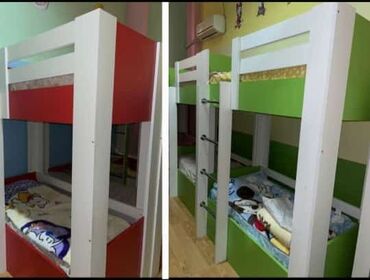 Manejlər: Iki mertebeli kravat bir ededi 200 azn 5 ədəddir matrası var hər