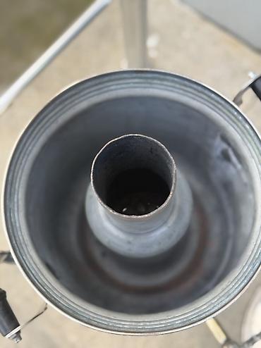 samovar 10 litr: Qədim samovar, 1973 il, Latun, Vəziyyəti: Əla — 4