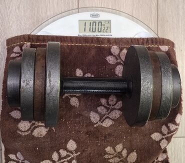 Гантели: Регулируемые разборные гантели (пара) - Материал дисков: сталь/чугун — 5