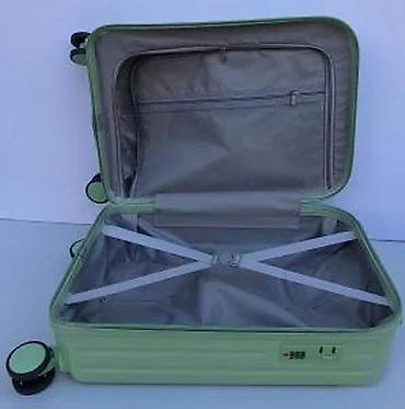 Putni koferi i torbe: Tvrdi kofer na točkiće – dečiji/teen model, mint zelena boja - — 13