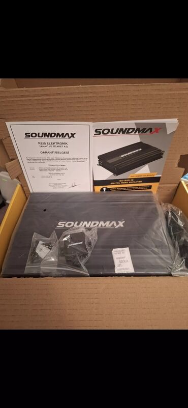 ses ucaldıcı: Soundmax monoblok 600.1D4 min waat for x 4min waat 4 kanal jbl 1000