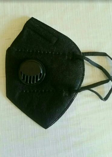 tibbi qara maska: Tibbi maska KN95 filterli 1 manat sifaris cox olarsa 80 qepik