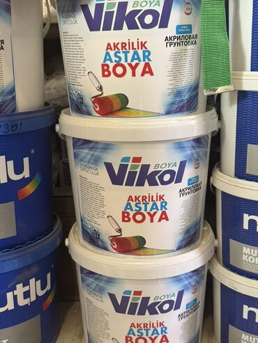 Tavan: Akril Boya rəng - Ağ