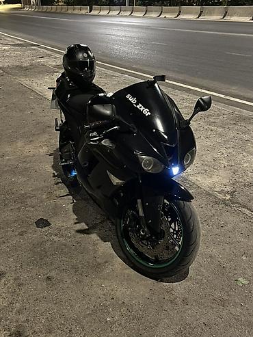 Спортивный мотоцикл Kawasaki Ninja ZX-6R . Черный матовый/глянцевый at lalafo.kg Спортивный мотоцикл Kawasaki Ninja ZX-6R . Черный матовый/глянцевый