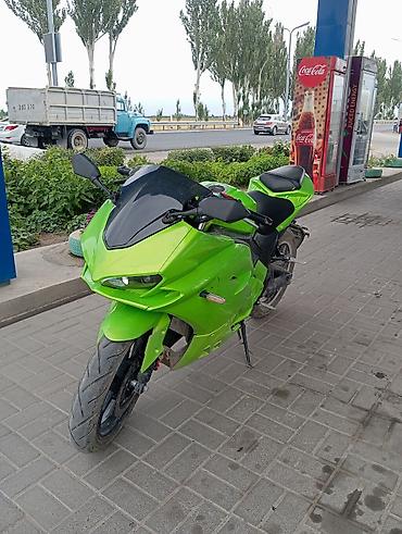 fix jixf: Спортбайк Kawasaki, 350 куб. см, Электро, Взрослый, Б/у — 3