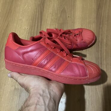 женские кроссовки adidas running: Размер: 37, цвет - Красный, Б/у