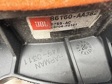 левый: Динамик передний Toyota 4Runner (JBL) Оригинальный передний динамик — 7