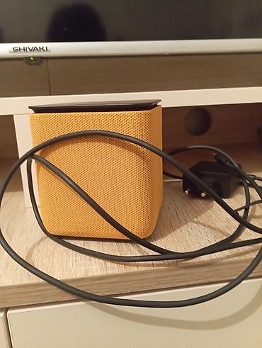 Audio: Portativ Bluetooth səsgücləndiricisi - Kompakt kubik dizayn, parça — 2
