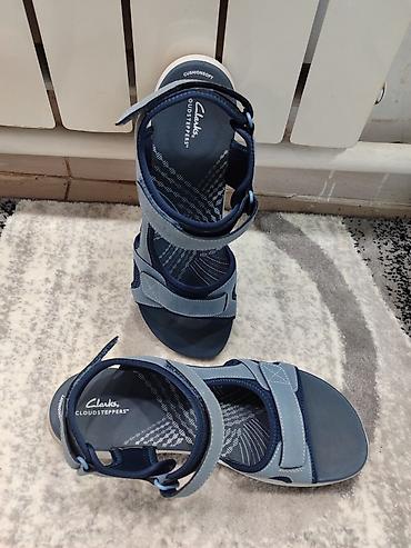 clark: Босоножки, 40, Clarks, Новый, цвет - Синий, Самовывоз — 2