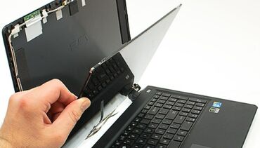 Noutbuklar, kompüterlər: 1 Ana platalarin temiri diaqnostikasi ve deyisdirilmesi 2 Ekranlarin — 2