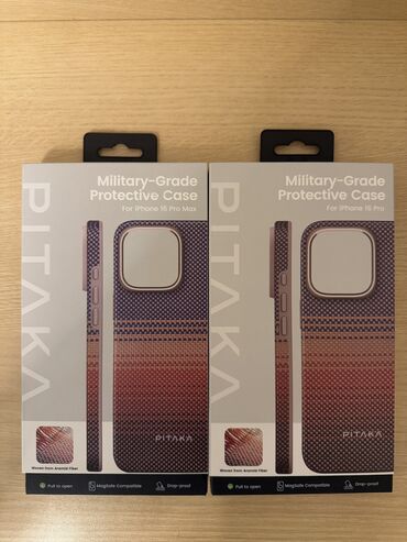 Kabrolar: Pitaka Military grade original case Iphone 16 Pro və Iphone 16 Pro Max