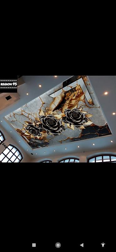 Натяжной потолок: Натяжной потолок Матовое, 3D потолки, Глянцевое Бесплатный замер, Гарантия, Монтаж — 7