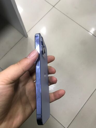 Apple iPhone: IPhone 13 Pro, 128 GB, Sierra Blue, Zəmanət, Barmaq izi, Simsiz şarj